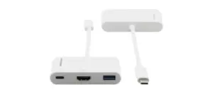 Image of Kramer Electronics ADC-U31C/M2 video cable adapter USB Type-C White