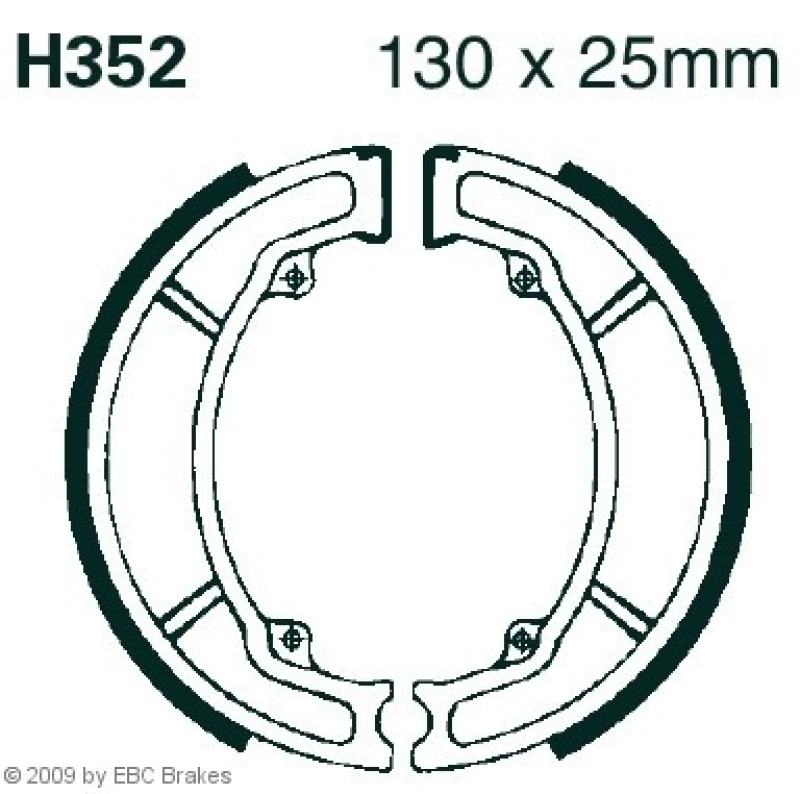 Image of EBC Brakes Brake Shoe Set EBC Brakes H352