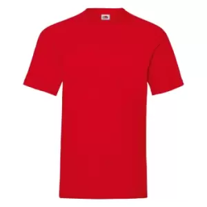 Image of Fruit Of The Loom Mens Valueweight Short Sleeve T-Shirt (M) (Red)
