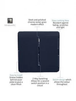 Image of Trendiswitch 1G 2W 10 Amp Light Switch Navy