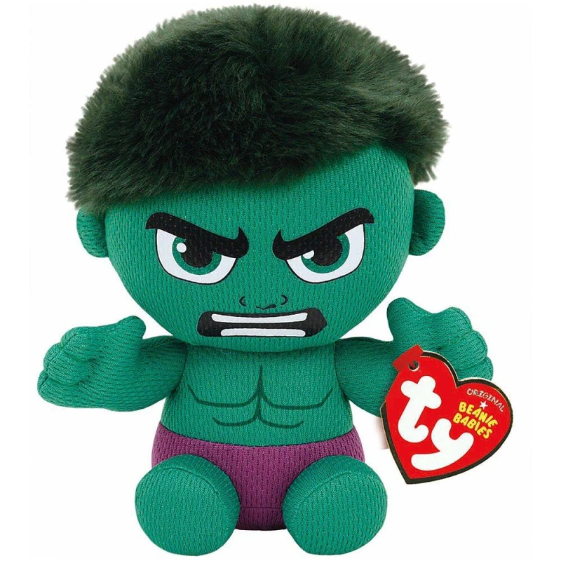 Image of Ty Beanie Baby Marvel Hulk Multi