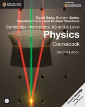 Image of Cambridge International As and a Level Physics Coursebook with Cd-Rom by David Sang Book