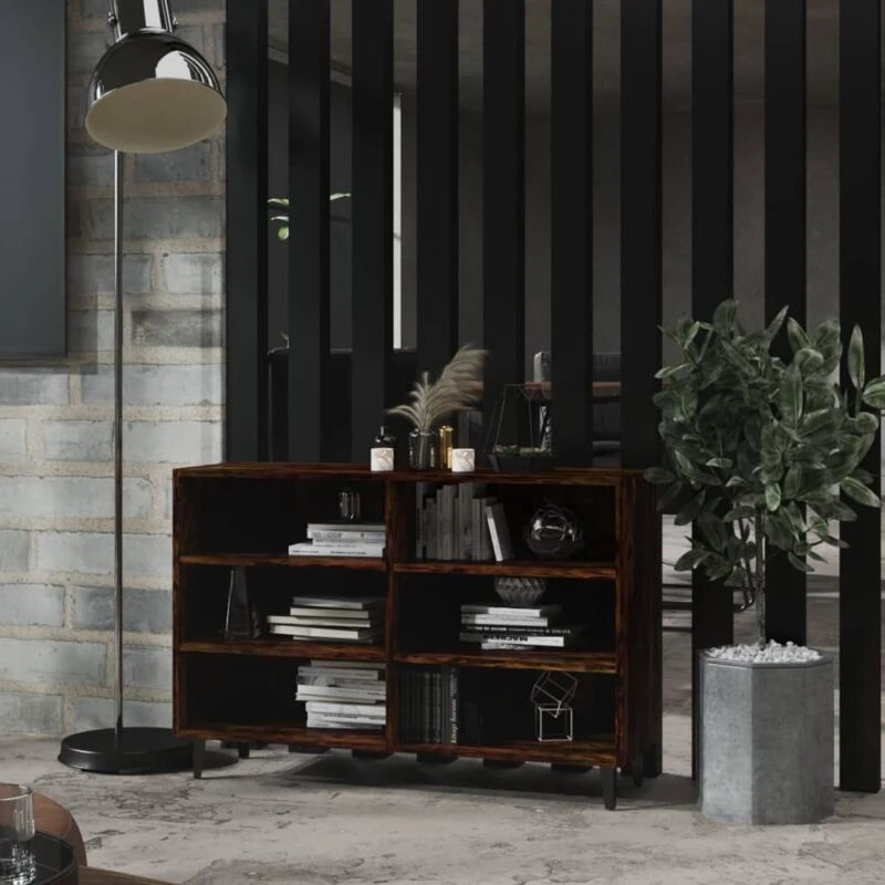 Image of VIDAXL Sideboard Smoked Oak 103.5x35x70cm Engineered Wood Vidaxl 8720286855348