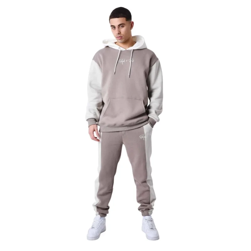 Image of Project X Paris Jogging Trousers Project X Paris Colorblock Gris Male S 2344009_TPGG