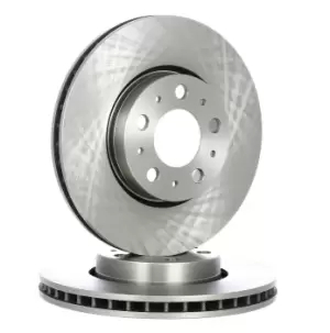 Image of RIDEX Brake disc 82B0136 Brake rotor,Brake discs VOLVO,V70 II (285),S60 I (384),S80 I (184),XC70 Cross Country (295)