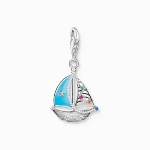 image of Charm Club Multicoloured Sailing boat Charm 1927-340-7