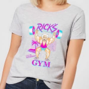 Image of Rick and Morty Rick Gym Womens T-Shirt - Grey - 3XL