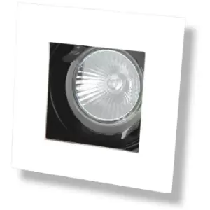 image of Linea Verdace Lighting - Linea Verdace Square Recessed Downlight Aluminum White