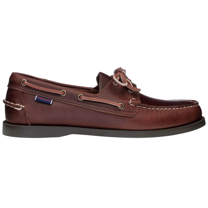Image of Sebago Boat shoes Sebago Portland Waxed Marron Male 44 70000G0-925R