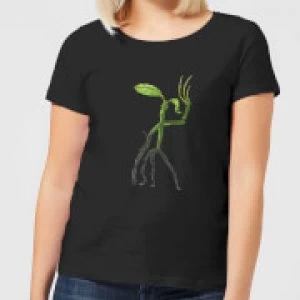 image of Fantastic Beasts Tribal Bowtruckle Womens T-Shirt - Black