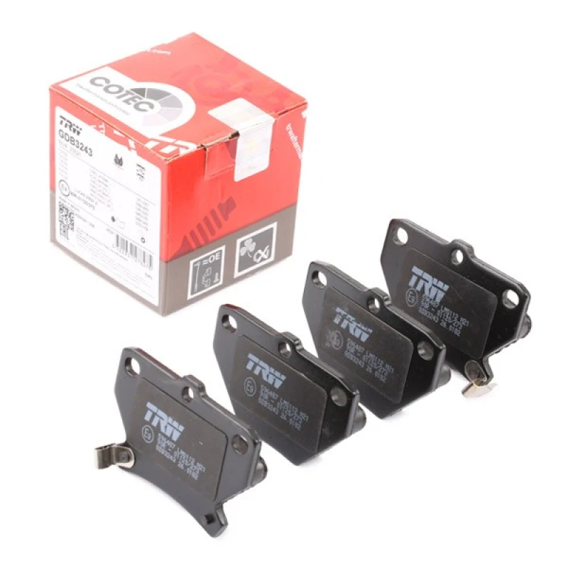 Image of TRW GDB3243 Brake pad set with acoustic wear warning Brake Pad Set,disc brake (402)