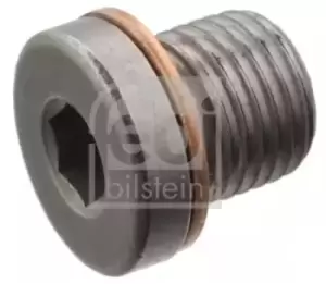 FEBI BILSTEIN Screw Plug 101020 VW,AUDI,SKODA,Golf IV Schragheck (1J1),Golf V Schragheck (1K1),POLO (9N_),TOURAN (1T1, 1T2),Passat Variant (3C5)