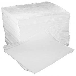 image of Fentex Oil Fuel Absorbent Pads Ref OB100MF Pack 100 Up to 3 Day