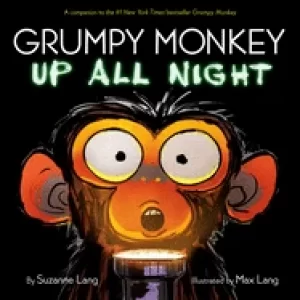 Image of grumpy monkey up all night