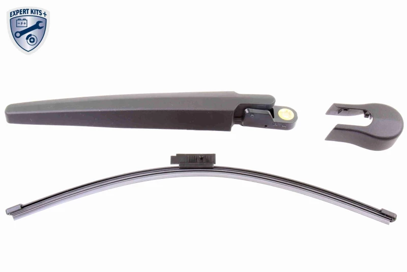 Image of VAICO V20-2476 Wiper Arm Set, window cleaning with integrated wiper blade PBT, GRP (Glass fibre Reinforced Plastic) Wiper Arm Set,window cleaning (654