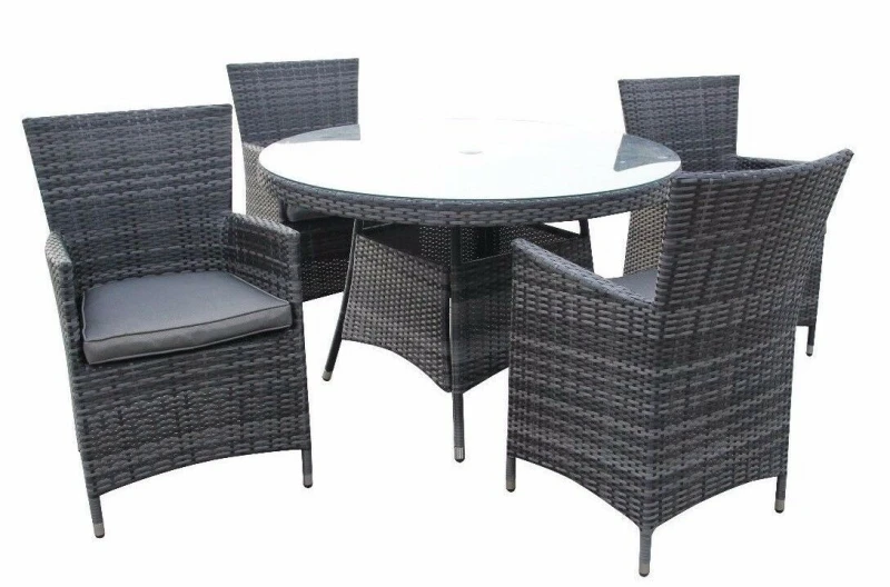 Image of FURNITURE ONE Furniture One - Rattan 10 Piece Modular Outdoor Garden Sofa - Nature - Natural 1x2002-3x2003-1x2004-N