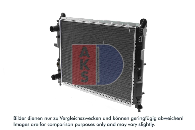 Image of AKS DASIS 080031N Engine radiator Mechanically jointed cooling fins Radiator,engine cooling (470)