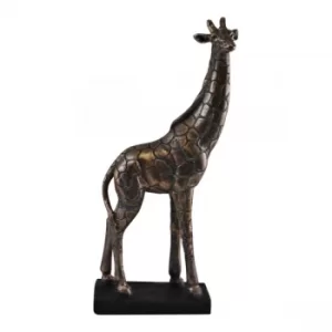 Image of Bronze Resin Giraffe Ornament