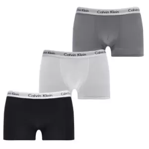 Image of Calvin Klein 3 Pack MC Trunks - Black