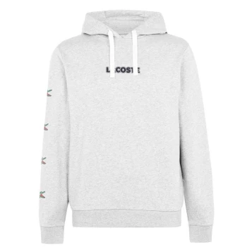 Image of Lacoste Arm Croc OTH Hoodie - Grey