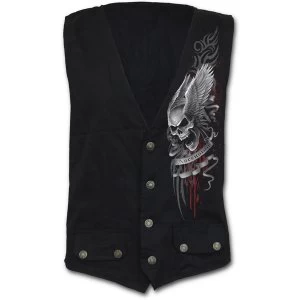 Image of Ascension Mens Small Gothic Waistcoat Four Button With Lining