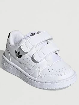 Image of adidas Originals NY 90 Infants - White Black, White/Black, Size 4
