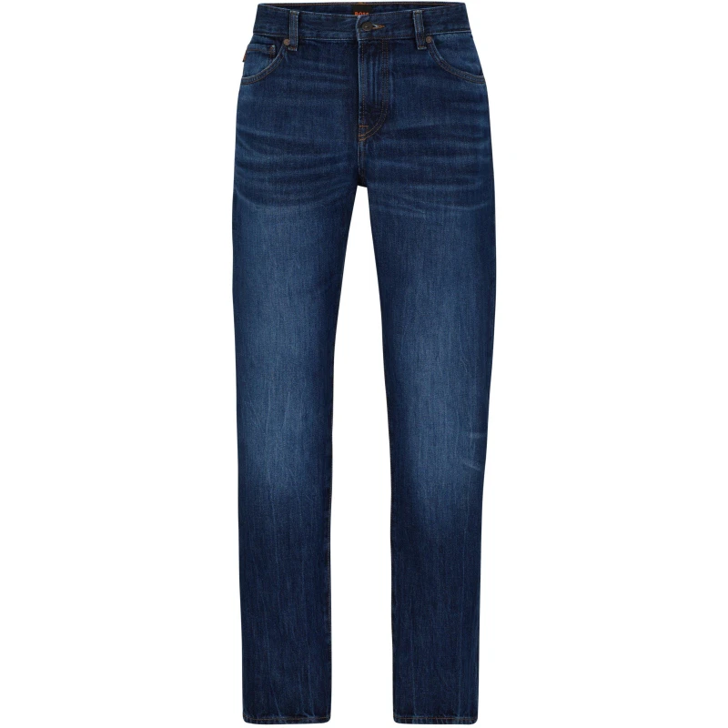 Image of Boss Mens Maine Tapered Jeans Blue male 32W XL