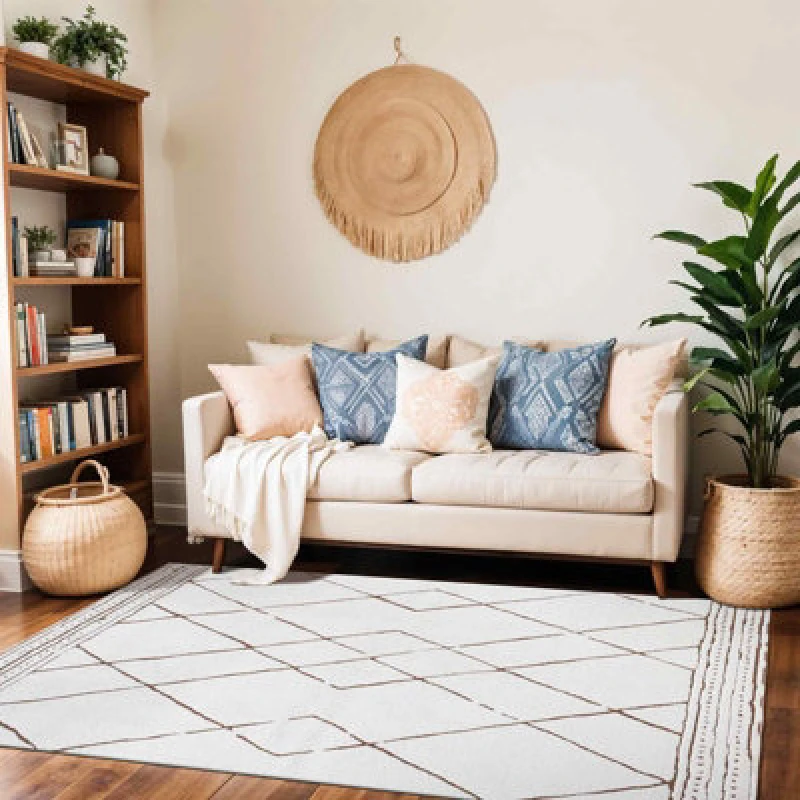 Image of Livabliss Berber Modern High Pile Brown Hannah Area Rug 200 X 275cm - Easy Care, Non Shedding, Ideal For Living Room & Bedroom
