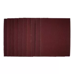 Image of Draper 1/4 Sanding Sheets, 115 x 150mm, 80 Grit (Pack of 10)