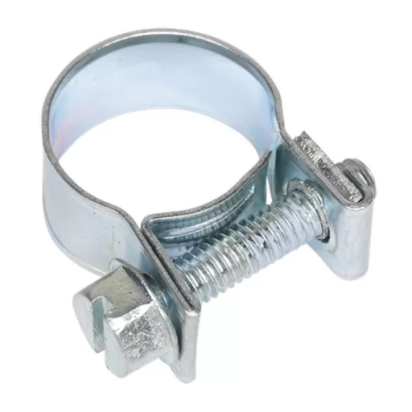 Image of Genuine SEALEY MHC1315 Mini Hose Clip Ø13-15mm Pack of 30