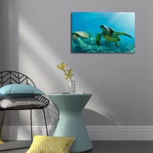 Image of 4570HW-2 Multicolor Decorative Canvas Painting