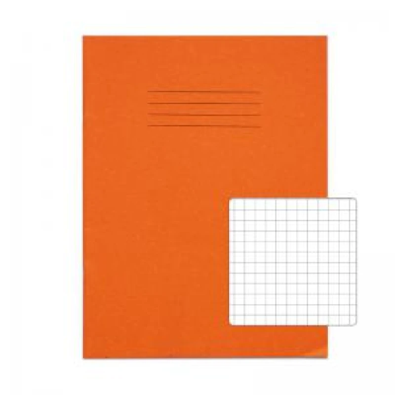 Image of RHINO 9 x 7 Exercise Book 80 Page, Orange, S7 (Pack of 100)