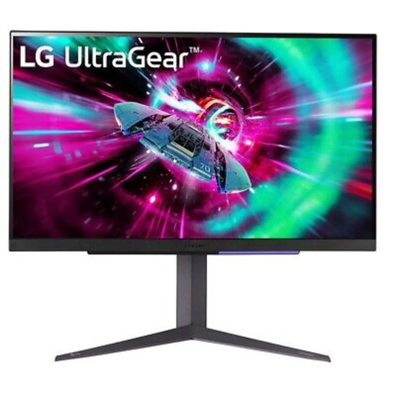 Image of LG 27GR93U-B computer monitor 68.6cm (27") 3840 x 2160 pixels 4K Ultra HD LED Black, Grey, Purple 27GR93U-B