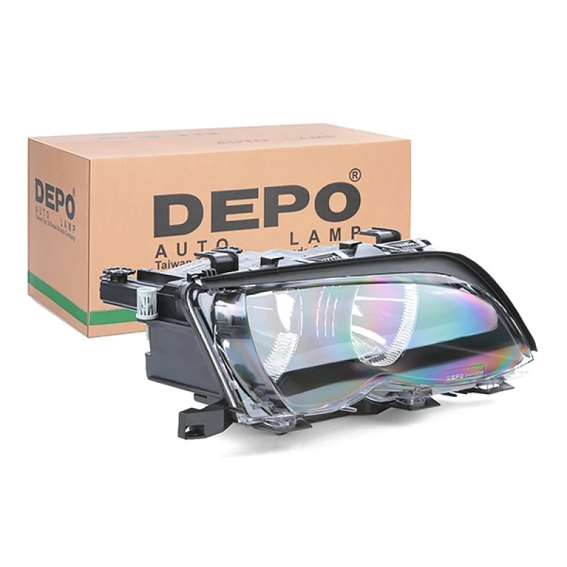 Image of JOHNS 20 08 10-2 Headlights H7/H7, Right, with motor for headlamp levelling, FF Headlight (259)