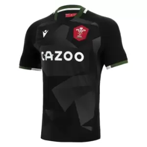 Macron Wales Alternate Shirt 2021 2022 - Black