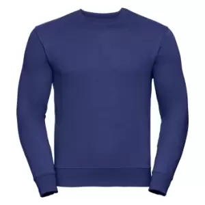 Image of Russell Mens Authentic Sweatshirt (Slimmer Cut) (XS) (Bright Royal)