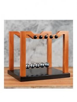 image of Harvey Makin Collection - Wood Effect Newtons Cradle 16X18Cm