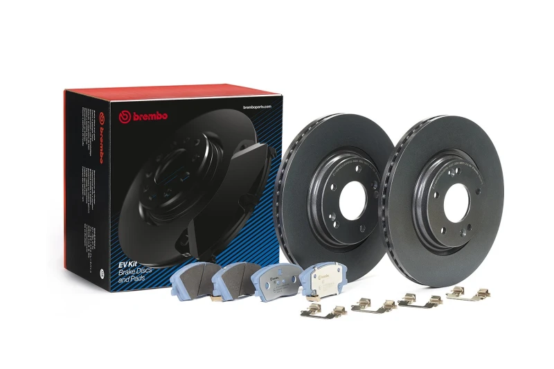 Image of BREMBO Brake discs and pads set BREMBO KT 08 028