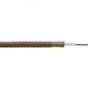 Image of Coax Outside diameter 2.50 mm RG179 BU 75 40 dB Brown Huber Suhner 22510044 Sold by the metre
