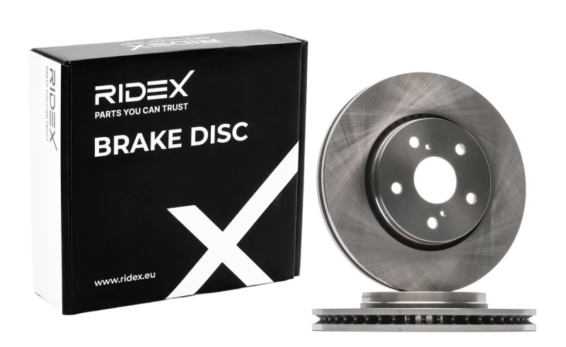 Image of Brake disc RIDEX 82B2509