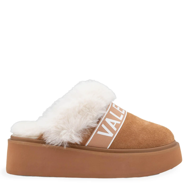 Image of Valentino Womens Kira Mule Slippers Cuoio female 4 (37)