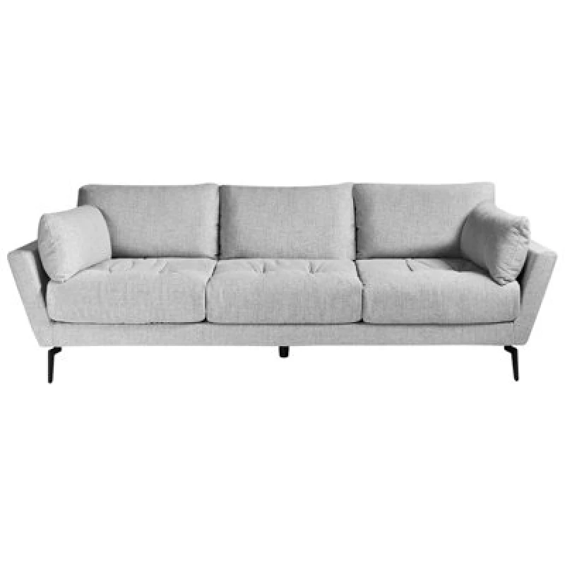 Image of Beliani Sofa 4 Seater Nenola Fabric Grey