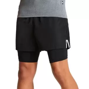 image of Dare 2b Mens Recreate Lightweight Wicking Running Shorts S- Waist 32', (81cm)