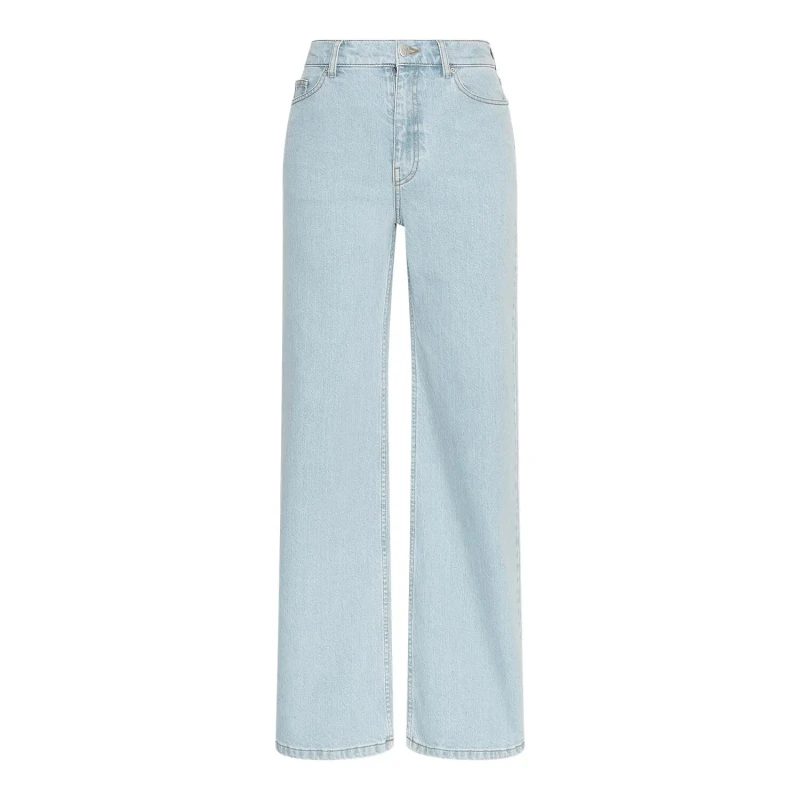 Image of moss copenhagen Womens wide-leg jeans Moss Copenhagen Solia Ada HW Bleu Female XS