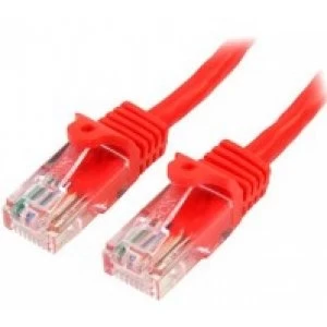 Image of StarTech 45PAT5MRD 5m Cat5e UUTP UTP Red networking cable