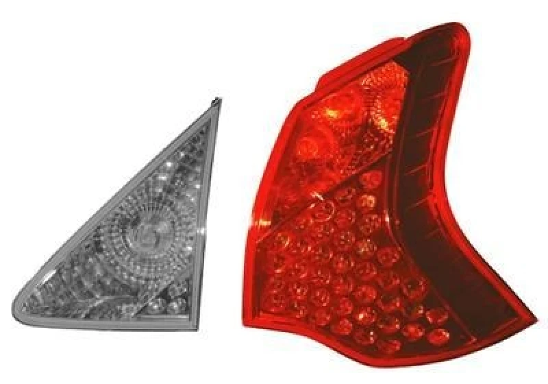 Image of VAN WEZEL 4076922 Rear light Outer section, with bulb holder, Right Combination Rearlight (391)