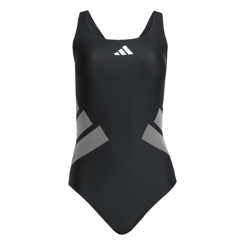 Image of Womens 1 Piece swimsuit adidas logo Noir Female 34