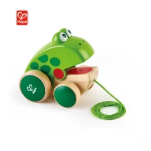 Image of Hape Frog Pull Along Toy