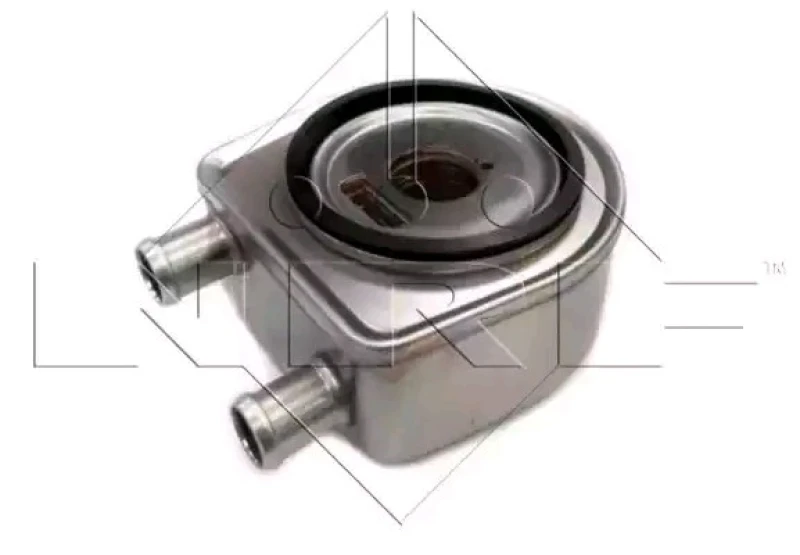 Image of NRF 31247 Oil Cooler EASY FIT with seal ring Stainless Steel Oil Cooler,engine oil (469)