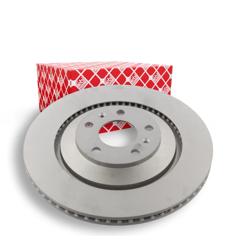 Image of FEBI BILSTEIN 36239 Brake disc Rear Axle, internally vented, Coated Brake Disc (82)